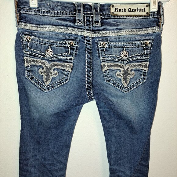 Rock Revival Hana Skinny Stretch Jean size 26 - Picture 15 of 16